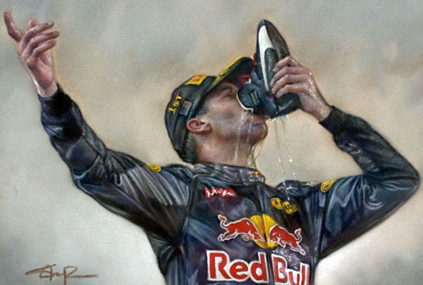 Daniel Ricciardo - 'Shoey Celebration'