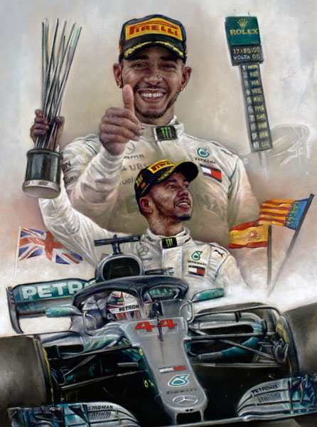Victory in Spain 2018 - Lewis Hamilton 